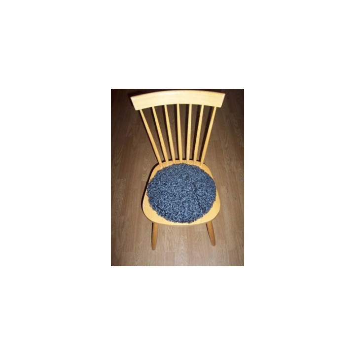 Lammskinnsdyna rund 35 cm