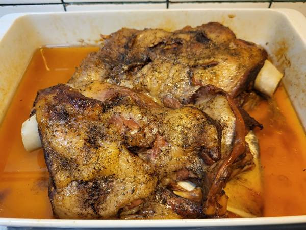 Helstekt lammbog - ljuvligt gott